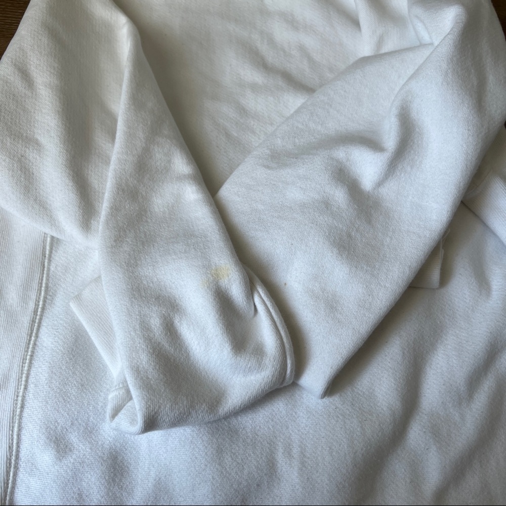 Champion Vintage Reverse Weave White Hoodie - Picture 16 of 16